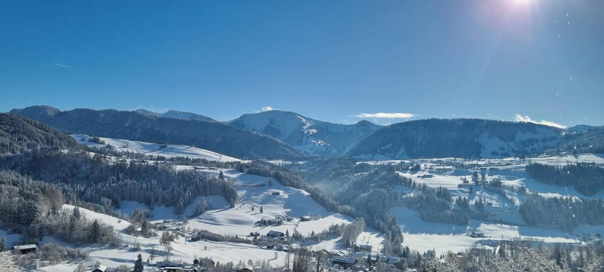 Ferienwohnungen Am Schlossberg Oberstaufen Exterior foto